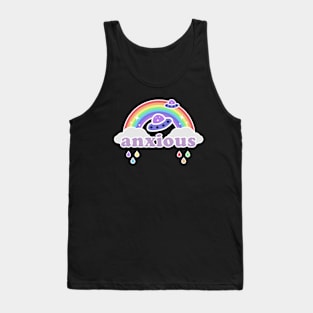 Anxious Kawaii Rainbow Tank Top